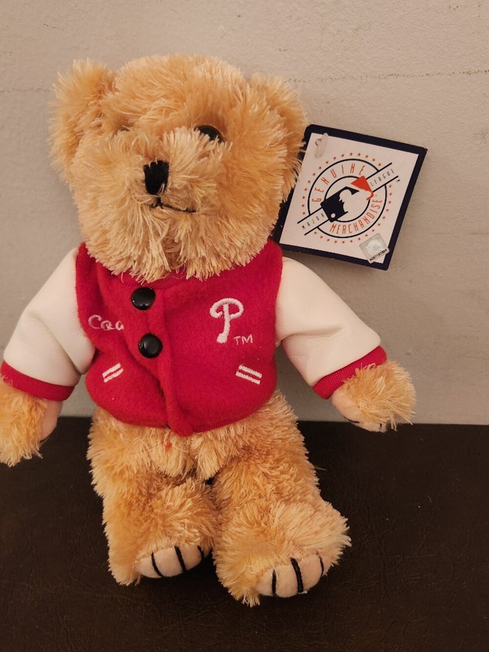 Phillies Teddy Bear "Coach" by Good Stuff is an officially licensed plush figure